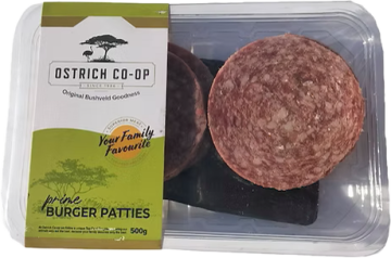 Ostrich Patties (1kg)